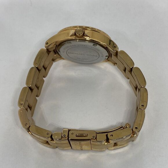 Michael Kors Glitz MK5403 Women's Stainless Steel Analog Dial Quartz Watch MP735 - Picture 10 of 11